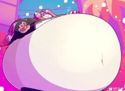 animated artzaph balloon_inflation big_breasts breasts furry inflation sound tagme thick_thighs video wide_hips