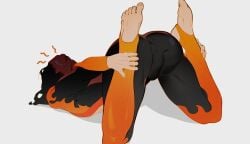 ass big_ass butt dispatch_(game) flambae gay male male_only meme round_ass solo yoga_pose_meme_2026