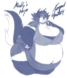 anthro big_breasts breasts female furry huge_breasts overweight tempest_tim thick_thighs wide_hips