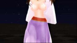 animated arabian_clothes artist_request belly_dancer belly_dancer_outfit breasts contest_dress female harem_girl harem_outfit huge_breast long_skirt may_(pokemon) may_(pokemon)_(arabian_princess) mmd mp4 music pasties pokemon pokemon_rse purple_skirt sound tagme video video_games