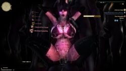 3d anal arms_behind_head body_writing breasts bukkake bunny_ears collar covered_in_cum cowgirl_position cum cum_in_pussy cum_on_body cum_on_breasts cum_on_face cutebuneira dark-skinned_male dark_skin debuff degradation desperate_for_sex final_fantasy_xiv game_mechanics gameplay_mechanics gangbang gangrape gpose(ffxiv) humiliation humiliation_fetish interracial messy open_mouth presenting riding sex_slave showing_off slave slave_collar slavegirl squatting status_effect surrounded tongue_out viera