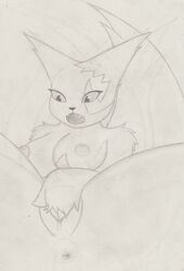 anus breasts female fingering infamousrel masturbation nintendo nipples open_mouth pokémon_(species) pokemon pokemon_(species) pussy pussy_juice solo video_games zangoose