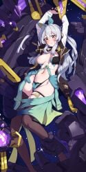 ai_generated boris_(noborhys)_(style) breasts firefly_(honkai:_star_rail) haïr honkai honkai_(series) long reza3344 ripped_clothing