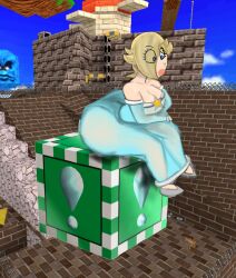 1girls alternate_ass_size ass_bigger_than_head big_ass big_breasts fat_ass huge_ass mario_(series) princess_rosalina sitting super_mario_64 super_mario_bros. sweat sweating thick_ass thick_thighs thunder_thighs