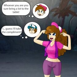 cleavage dipper_pines female_dipper fusion genderswap_(mtf) gravity_falls large_breasts quattrofour quattrosayla rule_63 tagme the_fairly_oddparents timantha timmy_turner