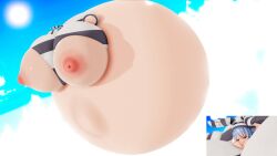 3d aphro3d balloon_inflation hololive inflation inflation_fetish usada_pekora virtual_youtuber vtuber