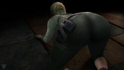 3d amanda_sparkle ass ass_focus biohazard pants popa_3d_animations resident_evil resident_evil_6 sfm sherry_birkin source_filmmaker