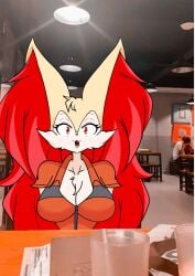 big_breasts braixen bray_(lucyfercomic) breasts dreit72 female pokemon pokemon_(species) thick_thighs wide_hips