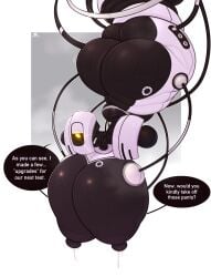 coffilatte_(artist) glados gray_background huge_ass hyper hyper_breasts lactation milkycoffi portal_(series) portal_2 tagme white_background