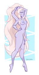 cartoon_network gem_(species) gem_fusion nipples nude opal_(steven_universe) steven_universe xxxubbles