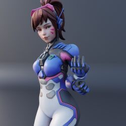 3d bondage d.va gentlegiant_s handcuffs overwatch overwatch_2 restrained solo tagme