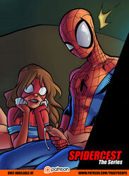 1girls brown_hair clonecest ejaculation female incest jessica_drew marvel mask penis peter_parker r_ex scarlet_spider selfcest spider-man spider-man_(series) spider-woman staring straight_hair tracyscops ultimate_spider-man ultimate_spider-woman