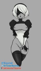 2b_(nier:automata) liquorice nier:_automata panties_aside tagme thighhighs