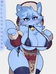 1girls 2026 apron arms artist_logo artist_name artist_signature artist_upload bikini breasts_bigger_than_head breasts_bigger_than_torso breasts_squeezed_together cat_ears cat_girl cat_humanoid cat_tail catgirl catstyle_kitty collar cute_expression cute_eyes cute_face eyes_half_open eyes_open jacket jacket_open kawaiikittychan kit_community kit_community_v2 legs legs_together no_ai no_ia russian_female russian_girl russian_hat sexy_body sexy_clothing sexy_female sexy_pose sexyfur socks solo_female solo_focus tagme tagme_(artist) tagme_(character) tagmeo titantvmanru youtube youtuber youtuber_girl