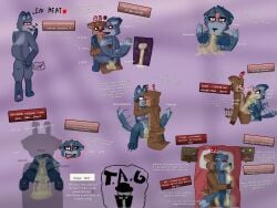 anthro big_penis blowjob blue_fur breasts cowgirl_position cum cum_in_mouth cum_in_pussy cum_inside cum_on_body cum_on_breasts cumshot dandy's_world doggy_style dripping_pussy eclipse_(dandy's_world) female_anthro female_penetrated fur gray heart_eyes heat male/female male_on_top male_penetrating_female nipples pink_penis purple_areola purple_nipples purple_vagina red_moon red_nose reindeer reindeer_boy rudie_(dandy's_world) sex smile straight straight_sex sweating sweaty_body teasing teasing_pussy titjob wolf