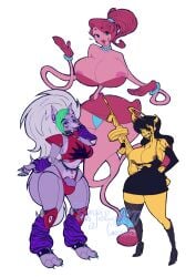 1futa 2girls alice_angel animal_humanoid bendy_and_the_dark_revival bendy_and_the_ink_machine big_ass big_breasts big_penis big_thighs character_sheet crossover five_nights_at_freddy's five_nights_at_freddy's:_security_breach futa_on_female futanari gun height_difference mommy_long_legs poppy_playtime roxanne_wolf_(fnaf) thompson_gun twisted_alice weapon