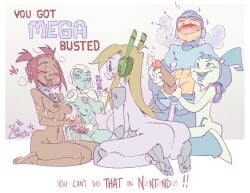 1boy 4girls aya_(green_lantern) capcom cartoon_network cave_story crossover curly_brace dc dc_comics dcau eastern_and_western_character female green_lantern green_lantern:_the_animated_series green_lantern_(series) green_lantern_corps handjob hasbro jenny_wakeman mega_man my_life_as_a_teenage_robot nickelodeon nicktoons pennicandies sari_sumdac straight tagme transformers transformers_animated xj-9