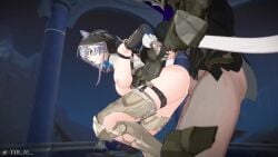 1male anal anal_penetration barely_clothed beauty_mark big_breasts big_penis blue_eyes bouncing_breasts bouncing_butt captured carrying cat_ears cat_tail catgirl cipher_(honkai:_star_rail) cum_in_ass cum_leaking cum_overflow deep_penetration defeated doggy_style dominated domination_loss female female_focus female_orgasm flame_reaver_(honkai:_star_rail) forced grey_fur half_naked hand_behind_head hand_on_head holding_head holding_hips holding_legs honkai:_star_rail insertion iwara large_butt large_insertion longer_than_3_minutes moaning moaning_in_pleasure mole_on_breast orgasm orgasm_face orgasm_from_anal partially_clothed partially_nude penis_in_pussy phainon_(honkai:_star_rail) raped_by_enemy raw_sex resisting rough_sex sound squirting straight straight_sex struggling tagme text thigh_boots thigh_highs tir_al vaginal_penetration video voice_acted