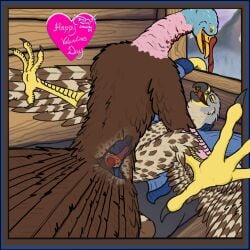 1:1 2026 4_toes anal anisodactyl anthro avian avian_caruncle avian_feet beak bed bird black_border blue_briefs blue_clothing blue_underwear border briefs cere_(anatomy) chastity_bulge chastity_cage chastity_device chastity_under_clothing clothed clothing cloud coat digital_drawing_(artwork) digital_media_(artwork) duo english_text falcon falconid feathers feet furniture galliform grey_body grey_feathers heart_symbol holidays inside internal konarak_(tzair) leaning leaning_forward looking_at_another looking_at_partner looking_at_viewer looking_pleasured male male/male male_on_bottom male_on_top male_penetrated male_penetrating male_penetrating_male mountain multicolored_body multicolored_eyes multicolored_feathers on_bottom on_top open_beak open_mouth penetration peregrine_falcon phasianid pink_scutes romantic romantic_couple scuted_arms scutes sex shaded signature snood_(anatomy) snow talons tan_body tan_feathers text toes tongue topwear turkey two_tone_body two_tone_eyes two_tone_feathers tzair_(artist) tzair_(character) underwear wearing_chastity_cage wearing_chastity_device window wings wrinkles yellow_scutes