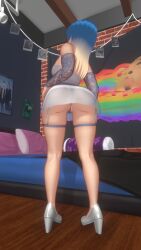 1girls 2026 3d 3d_(artwork) armwear ass bed bedroom big_ass blender blue_hair bubble_ass bubble_butt clothed clothing cnamoncherry dress eve_(summertime_saga) female female_focus female_only legwear light-skinned_female light_skin lingerie lingerie_panties lingerie_under_clothes new_year panties presenting presenting_ass pussy pussy_lips pussy_peek see-through see-through_dress showing_off summertime_saga teenage_girl teenager thick_ass thick_thighs thigh_highs thighhighs two-tone_hair upskirt vagina