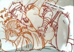 andrew_(bad_things) bad_things bad_things_(roblox) gay ivan_(bad_things) roblox roblox_game robloxian russian_text self_upload tagme tagme_(artist) traditional_media_(artwork)