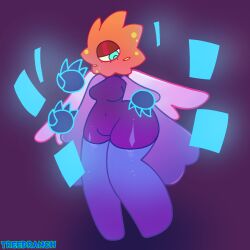 1girls auglur cyclops medium_breasts monster my_singing_monsters naked nude nude_female purple_body request requested thick_thighs thigh_highs tr3ebranch wings