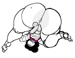 1boy 1femboy 2026 2d 2d_(artwork) anus ass balls ballsack beauty_mark below_view beret big_ass bowtie clothing fat_ass feet femboy huge_ass looking_at_viewer male male_only maurice_(nanodude78) mime mole nanodude78 oc original penis segmented_arms segmented_body segmented_legs shiny_skin striped_clothing striped_sweater suspenders tagme thick_ass thick_thighs turtleneck turtleneck_sweater white_body wide_hips wide_thighs