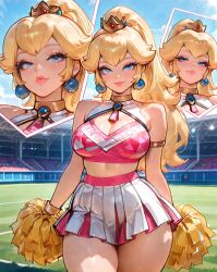 princess peach from nintendo by myaicrush