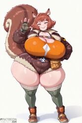 1girls ai ai_generated ass ass_bigger_than_head bbw big_ass big_breasts big_butt big_thighs breasts breasts_bigger_than_head brown_hair female female_focus full_body gloves hips hips_wider_than_shoulders huge_ass huge_breasts huge_butt huge_thighs jacket marvel marvel_rivals massive_ass massive_breasts massive_butt massive_thighs sexy sexy_body short_hair simple_background socks solo_female squirrel squirrel_ears squirrel_girl squirrel_girl_(marvel) squirrel_girl_(marvel_rivals) squirrel_tail thick_ass thick_thighs thighs twentyam voluptuous voluptuous_female wide_hips wide_thighs
