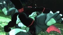 anal anal_sex animated anthro anthro_on_anthro anthro_penetrated anus balls ballsack blackguilmon charizard digimon digital_media_(artwork) dragon gay_sex guilmon hi_res male_only penis penis_in_ass pokemon shiny_pokemon sound tagme tiggyafterdark tigura video