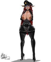 big_areolas big_breasts big_nipples dae latex latex_bodysuit latex_clothing nipple_piercing pixie tiny_pixie_dae tinypixiedae