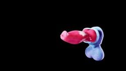 3d animated canine_penis erection getting_erect huge_cock juniahhazel_(artist) knotted_penis large_penis throbbing_penis veiny_penis