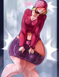 atomic_wedgie boobs_pressed breasts embarrassed kenaiko maria_(silent_hill) silent_hill silent_hill_2 skirt skirt_down wedgie