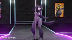 1girls 3d animated anthro anthro_only areola areolae black_fur black_hair black_sclera bouncing_breasts breasts dancing female female_only fur furry furry_only hips kasdaq naked nipples no_sound nude pole pole_dancing pussy scp-1471 scp-1471-a scp_foundation short_playtime skull skull_head solo stripper_pole tagme tail teleportation thin_waist video wide_hips