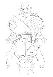 chocobodie yugiri_mistwalker final_fantasy final_fantasy_xiv square_enix huge_breasts hyper hyper_breasts au_ra tagme thick_thighs ninja
