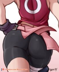 1girls ass ass_focus back belt big_ass big_ass_(female) bike_shorts brachyzoid dumptruck_ass dumptruck_butt elbow_pads faceless_female facing_viewer female female_focus from_behind huge_ass lower_body naruto naruto_(series) naruto_shippuuden ninja patreon_username presenting presenting_ass sakura_haruno shirt shorts shounen_jump skirt solo thighs url viewed_from_behind watermark web_address weekly_shonen_jump