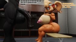 big_breasts big_penis breasts coco_bandicoot crash_(series) huge_breasts huge_cock novaparadox1337 penis thick_thighs wide_hips