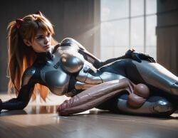 1futa ai_generated asuka_langley_sohryu balls ballsack big_balls big_penis futa futa_only futanari futawarp huge_cock leaking leaking_precum medium_breasts neon_genesis_evangelion penis penis_cutout penis_out perfect_cock pointless_clothing red_hair redhead solo solo_futa tagme twintails wardrobe_malfunction