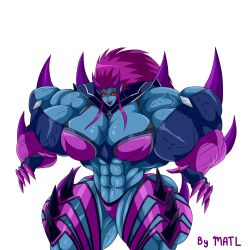 abs biceps breasts female league_of_legends matl muscles muscular muscular_arms muscular_female muscular_legs muscular_thighs pecs