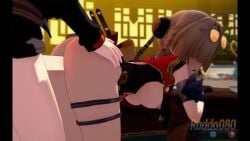 1boy 1girls 3d animated big_breasts bottomless breasts_out brown_hair chinese_clothes doggy_style glasses glasses_on_head grey_hair hanging_breasts hoyoverse jiggling_breasts koikatsu large_breasts longer_than_30_seconds looking_at_viewer male_pov mihoyo no_sound npc_(zenless_zone_zero) paizuri paizuri_lead_by_female pov purple_eyes raddo080 self_upload sweety_(zenless_zone_zero) thick_thighs twintails vaginal_penetration video wise_(zenless_zone_zero) zenless_zone_zero