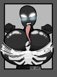 animated big_breasts fih-art marvel rule_63 venom venom_(marvel)