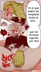 2boys argentina_(countryhumans) brazil_(countryhumans) comic comic_page countryhumans couple fingering fingering_partner gay kinky_naty male married_couple