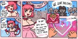 big_breasts brown_eyes cat_ears cat_tail catgirl comic cosplay dialogue emirichu english_text hypnosis ichigo_momomiya jaiden jaiden_animations mind_control octoramune page_7 pink_hair speech_bubble tokyo_mew_mew you youtube youtuber