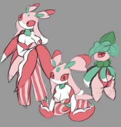 artesjsc big_breasts breasts female fomantis lurantis thick_thighs wide_hips