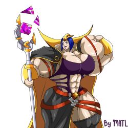 abs biceps breasts female league_of_legends matl muscles muscular muscular_arms muscular_female muscular_legs muscular_thighs pecs