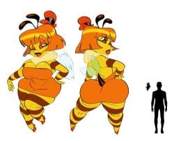 1girls ass bee bee_girl bee_humanoid big_ass big_breasts breasts bust busty chest curvaceous curvy curvy_figure digital_media_(artwork) female female_focus hanna_bee_(slb) hanna_hunny_bee hips hourglass_figure huge_ass huge_breasts human insect_humanoid insects large_ass large_breasts legs light-skinned_female light_skin mature mature_female orange_hair slb slim_waist tak_n_hanna thick thick_hips thick_legs thick_thighs thighs voluptuous waist wide_hips yellow-skinned_female yellow_body yellow_skin