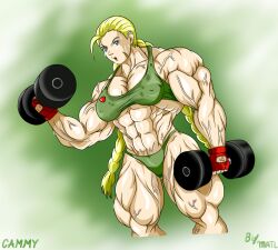 abs biceps breasts cammy_white extreme_muscles female hyper_muscles matl muscles muscular muscular_arms muscular_female muscular_legs muscular_thighs pecs street_fighter