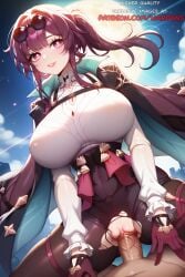 1boy 1boy1girl 1girls 2024 ai_generated breasts cowgirl_position cum cum_in_pussy cum_inside female glasses highres honkai:_star_rail honkai_(series) huge_breasts kafka_(honkai:_star_rail) male moon night purple_eyes purple_hair ripped_clothing ripped_pants ripped_tights self_upload sex sunglasses sunglasses_on_head uncensored vagina vaginal_insertion vaginal_penetration vaginal_sex wardens