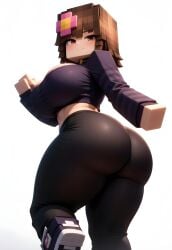 1girls ai_generated big_ass big_breasts big_butt black_leggings brasil_louco bubble_ass bubble_butt clothed clothed_female curvaceous curvy curvy_body curvy_female curvy_figure female female_focus female_human female_only full_body full_clothed fully_clothed gigantic_ass huge_breasts human_female human_only jenny_belle_(slipperyt) large_ass leggings looking_at_viewer looking_back mature mature_female mature_milf mature_woman milf milf_body minecraft minecraft_mob mojang seducing seducing_viewer seductive seductive_look seductive_pose seductive_smile sexy sexy_body sexy_pose simple_background solo solo_female solo_focus tagme thick thick_ass thick_body thick_butt thick_legs thick_thighs voluptuous voluptuous_female white_background