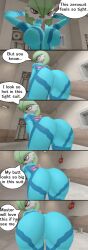 3d ass big_ass big_breasts gardevoir pokemon pokemon_(species) skulltronprime969 zero_suit